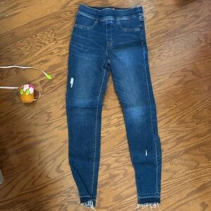 Women's Spanx Blue Distressed Jeans